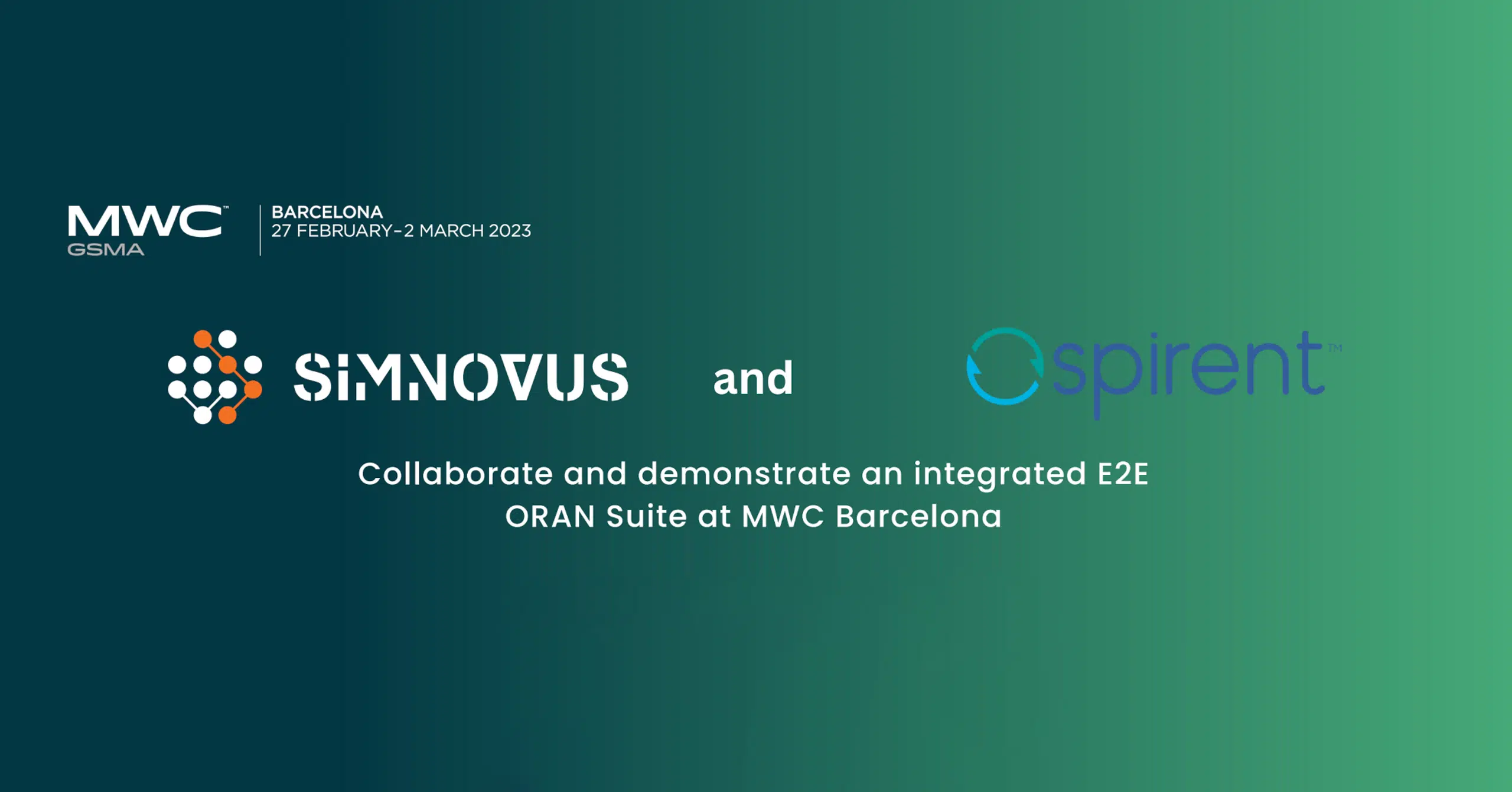 Simnovus and Spirent Collaboration