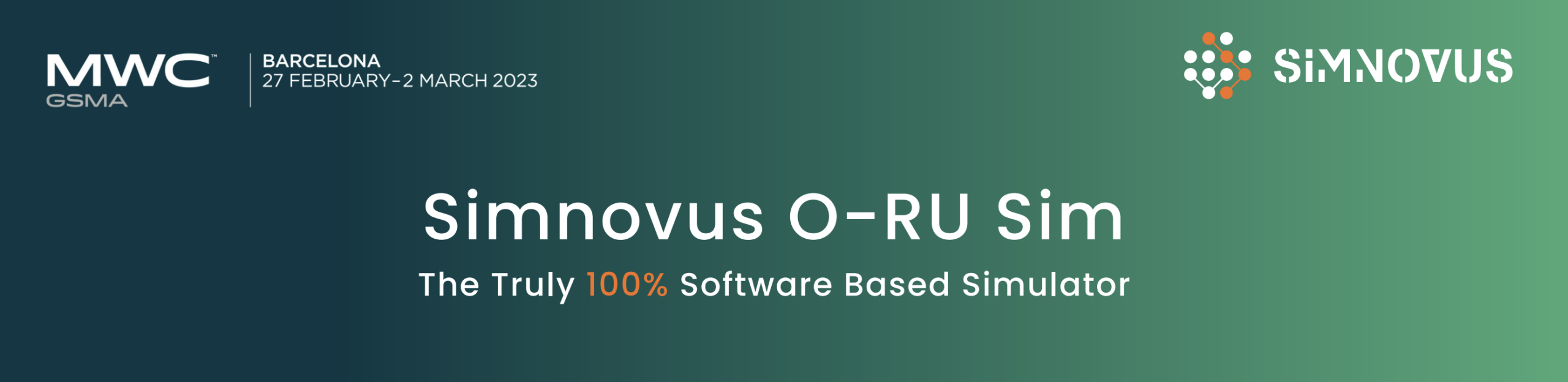 Simnovus Launches Industry-First 100% Software-Based O-RU Simulator at Mobile World Congress